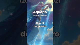 Horóscopo Aquário - 06 a 12 de Janeiro - Palavra dos astros #horoscopo #signo #aquário