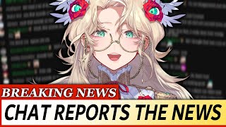 I LET CHAT REPORT THE NEWS... 【NIJISANJI EN | Aia Amare 】