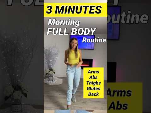 3 Minute "Exercise Snack" Full Body you can easily do daily ✔️ #lowimpactworkout #lowimpactexercise