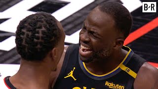 Draymond Green & Ron Holland Exchange Words, Then Isaiah Stewart & Dennis Schroder Get Double Techs