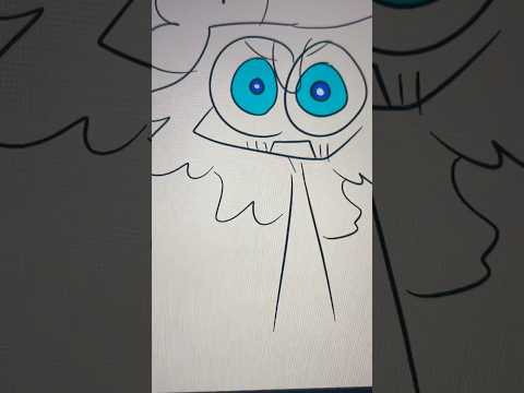 karhus blue eyed stare #oc #ocart #ocanimatic #ocartwork #ocanimation #bookart #relatable #silly