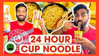 24 Hour Cup Noodle Food Challenge | Veggie Paaji