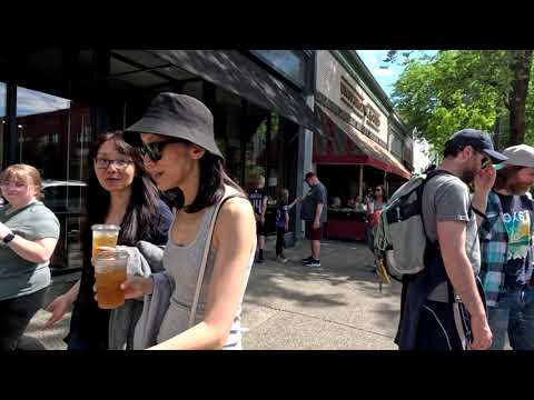 (4k) Broadway Block Party,  May 18th 2024 video # 141 Saratoga Springs, NY Walk - About