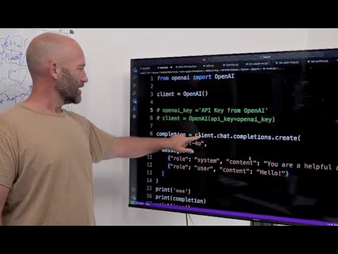 AI and Python - OpenAI API with Python Introduction