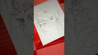 Maa Kali outline/#maakalidrawing #art #viral #trendingshorts #1mcraftonly #painting #millionviews