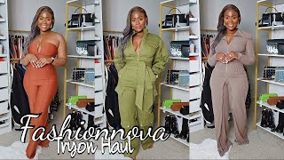 Jaw-dropping FashionNova Jumpsuit Try-On