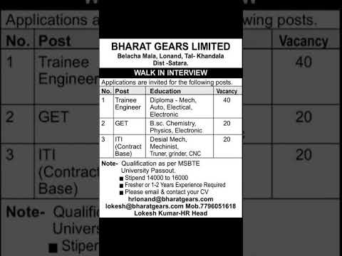 Posted 20/12/24 #mechanical #electrical #automobile #bsc #iti