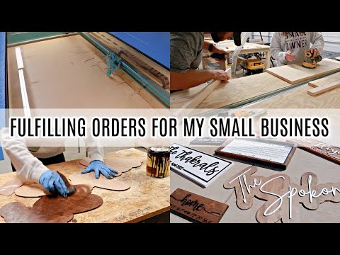 Fulfilling Orders For My Small Business | Etsy Studio Vlog