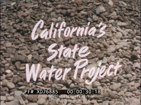 " CALIFORNIA'S STATE WATER PROJEC T" 1965 CONSTRUCTION OF OROVILLE DAM PROMO FILM XD76885