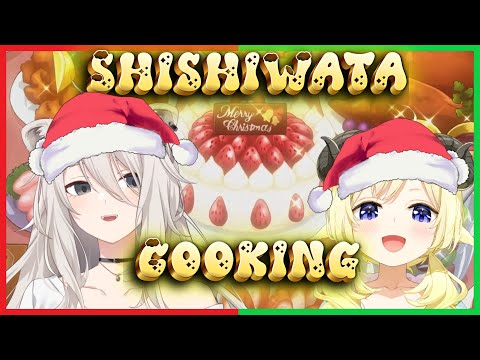 [Hololive] Botan and Watame Make a "Cake" for Christmas