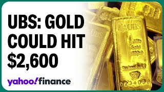 Gold prices could hit $2,600 by year end: UBS