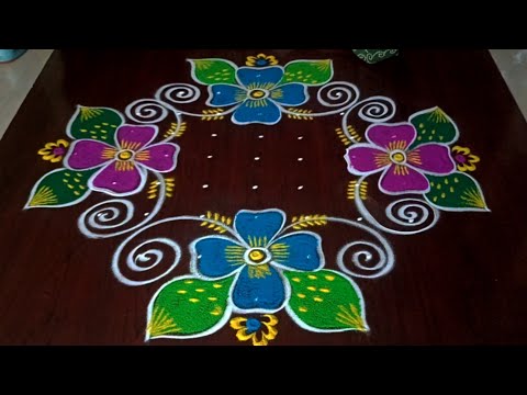 Sankranti chukkala muggulu🦚beautiful 9*3dots sankranti rangoli#sankranthi #rangoli#festival#muggulu