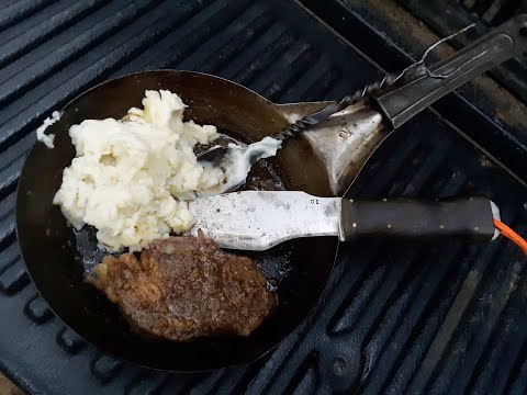 Mastering the Campfire Skillet: Butter-Seared Steak