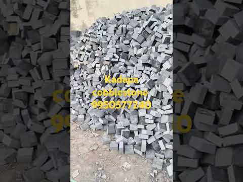 Kadapa cobble stone natural stone#parkingtails