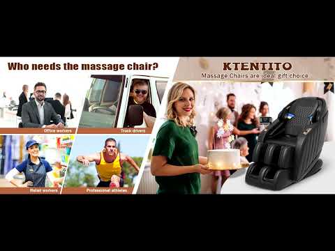 KTENTITO Luxury Massage Chair – Full Body SL-Track Zero Gravity, Back Heating, AI Voice Control