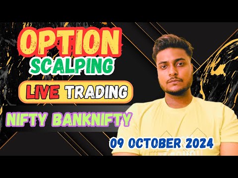 🔴Banknifty & Nifty Live Trading | 09 OCT | Zero Hero live trade #banknifty #zerohero #nifty