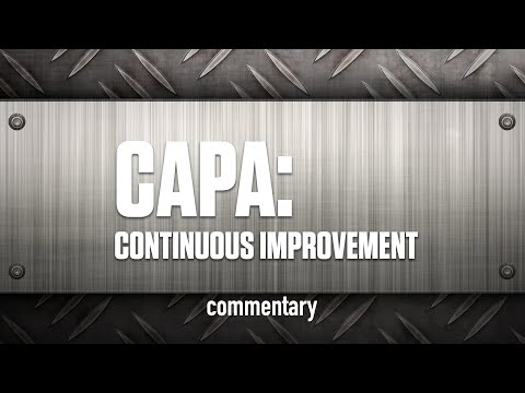 CAPA: Continuous Improvement