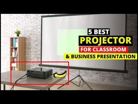 Top 5 Best Portable Projectors for Classroom Use & Business Presentation with Long Battery & Speaker