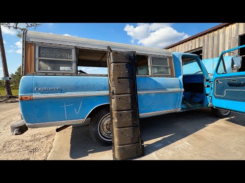 JunkYARD Rescue | Removing the RUSTY Fuel Tank - 1972 FORD F100