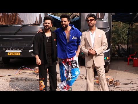 Rahul Vaidya, Vicky Jain & Krushna Abhishek Spotted On The Sets Of Laughter Chefs 2