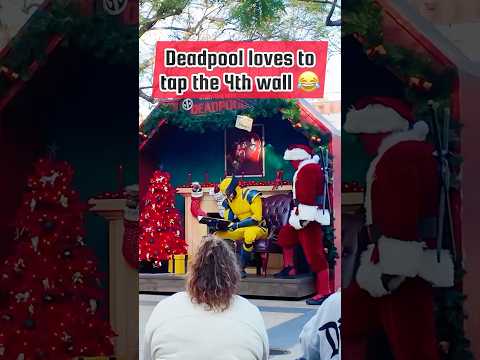 Santapool doesn’t hold back 😂 #bestbubs #storytimewithdeadpool #disneycaliforniaadventure