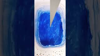 Quick and easy fish tank using paper and box /zigzag motion/fish tank / #craft /#shortsviral