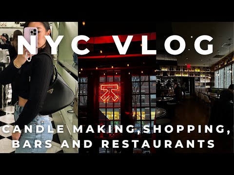 NYC Vlog | Candle Making 🕯️, Shopping, Time with Friends