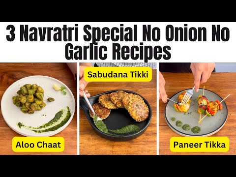 3 Navratri Special No Onion No Garlic Recipes ❤️ | Crafians