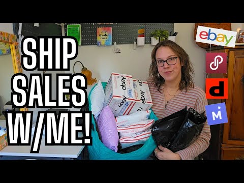 Are Things Finally Looking Up?! Ship Sales With Me As A Full Time Clothing Reseller!