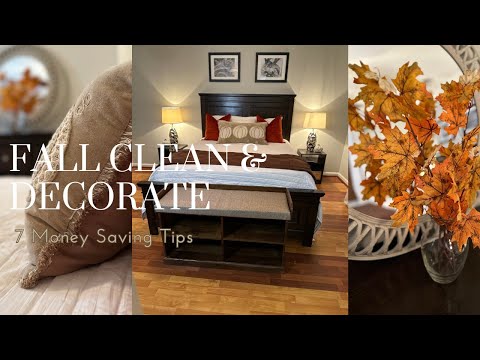 🍂Cozy🍂Fall Clean & Decorate With Me | 7 Tips To Save Money