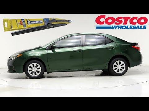 Toyota Corolla Wiper Blade Change (Costco Michelin)