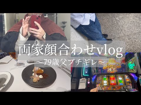 【父ブチギレ】両家顔合わせVlog【休日の過ごし方〜帰省まで】