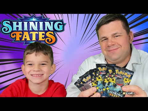 Shining Fates Pokemon Packs with Lukas!