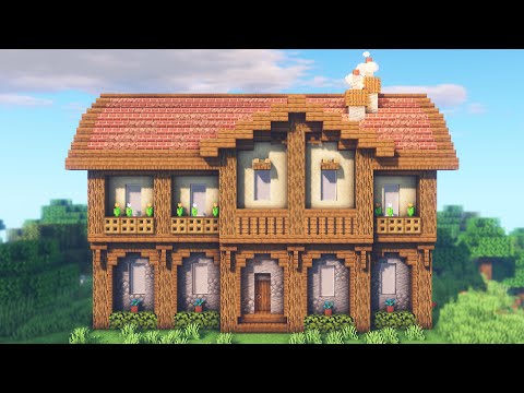 Minecraft Large Medieval House Tutorial