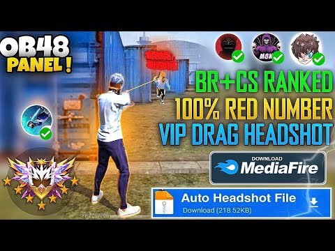 OB48 update no drag auto headshot config file free fire aimbot+aimlock | free fire Max headshot hack