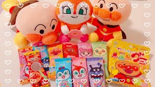 おかしパーティーだよ！アンパンマンペロペロキャンディ・アンパンマンペロペロチョコ・アンパンマングミであそぶよ♪