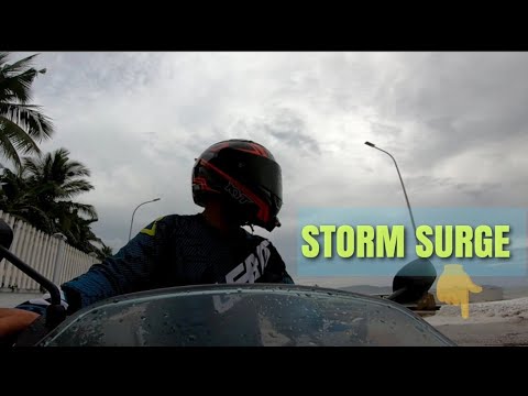 Naguumpisa na ang bagyong Pepito (Bicol) / Storm Surge #pepitoph