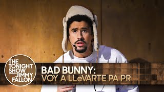 Bad Bunny: VOY A LLeVARTE PA PR | The Tonight Show Starring Jimmy Fallon