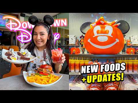 ✨ NEW Halloween Time Foods At DOWNTOWN DISNEY! | Splitsville, World of Disney Merch, Updates + MORE!