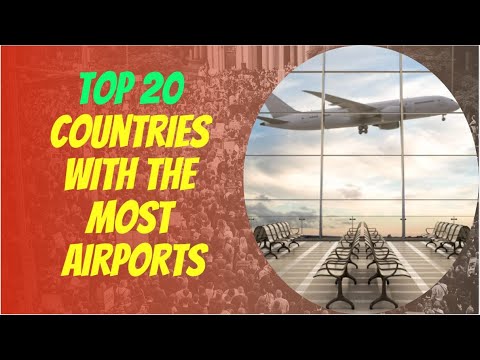 Top 20 Countries with the Most Airports in 2024 🌍✈️ | Global Aviation Rankings