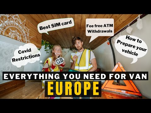 Van Life EUROPE During Global Pandemic | SIM card, Insurance, ATM Withdrawals, Laws, Restrictions...