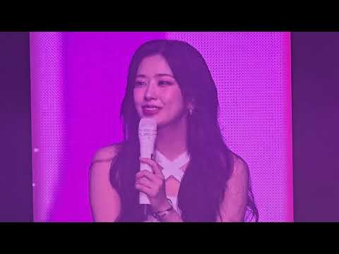 240811아이브(IVE) 콘서트THE 1ST WORLD TOURSHOW WHAT I HAVEENCORE IN SEOUL-유진 마지막멘트