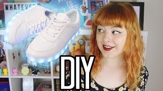 DIY LIGHT UP SHOES | Make Thrift Buy #25