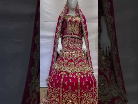 Bridal lengha wp +923160052578 #bridallengha #bridaldress #viralvideo #shorts