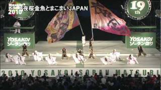 第19回YOSAKOIソーラン祭り　夜桜金魚とまこまいJAPAN[奨励賞]