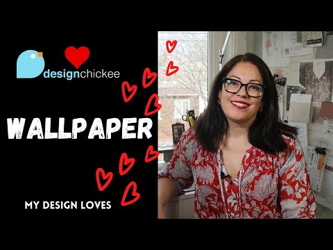 Wallpaper ideas for home + Ana Luisa Jewelry + My Design Loves