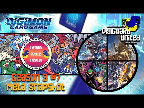 Tamers Battle League Season 3 #7 Meta Snapshot (Top 4 Deck Lists)