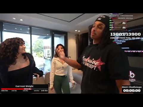 Cinna, Alinity & Mari pulled up to Agent’s weight loss marathon stream