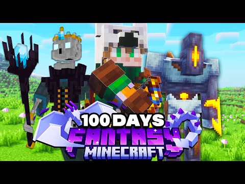 100 Days as an ARCHER in Fantasy Minecraft [FULL MOVIE]