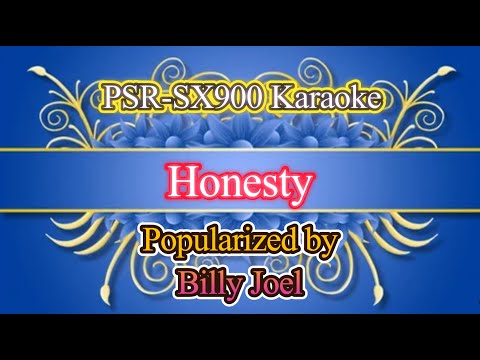 Honesty - Billy Joel Video Karaoke